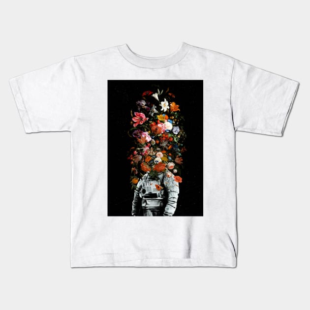 Full Bloom Kids T-Shirt by nicebleed